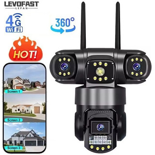 دوربینن مدار بسته 3لنز OKAM مدلSF4-T3LENSE OKAM BLACK CASE 12 MP