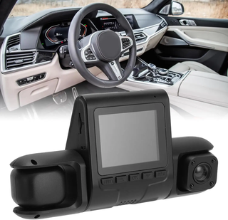 دوربین ثبت وقایع 3 لنز مانیتور دار 1080مدلdash cam 4lense