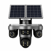 دوربین مداربسته پنل خورشیدی 4لنز هاییزی مدل SF4-T4 SOLAR RS-4G HIEASY
