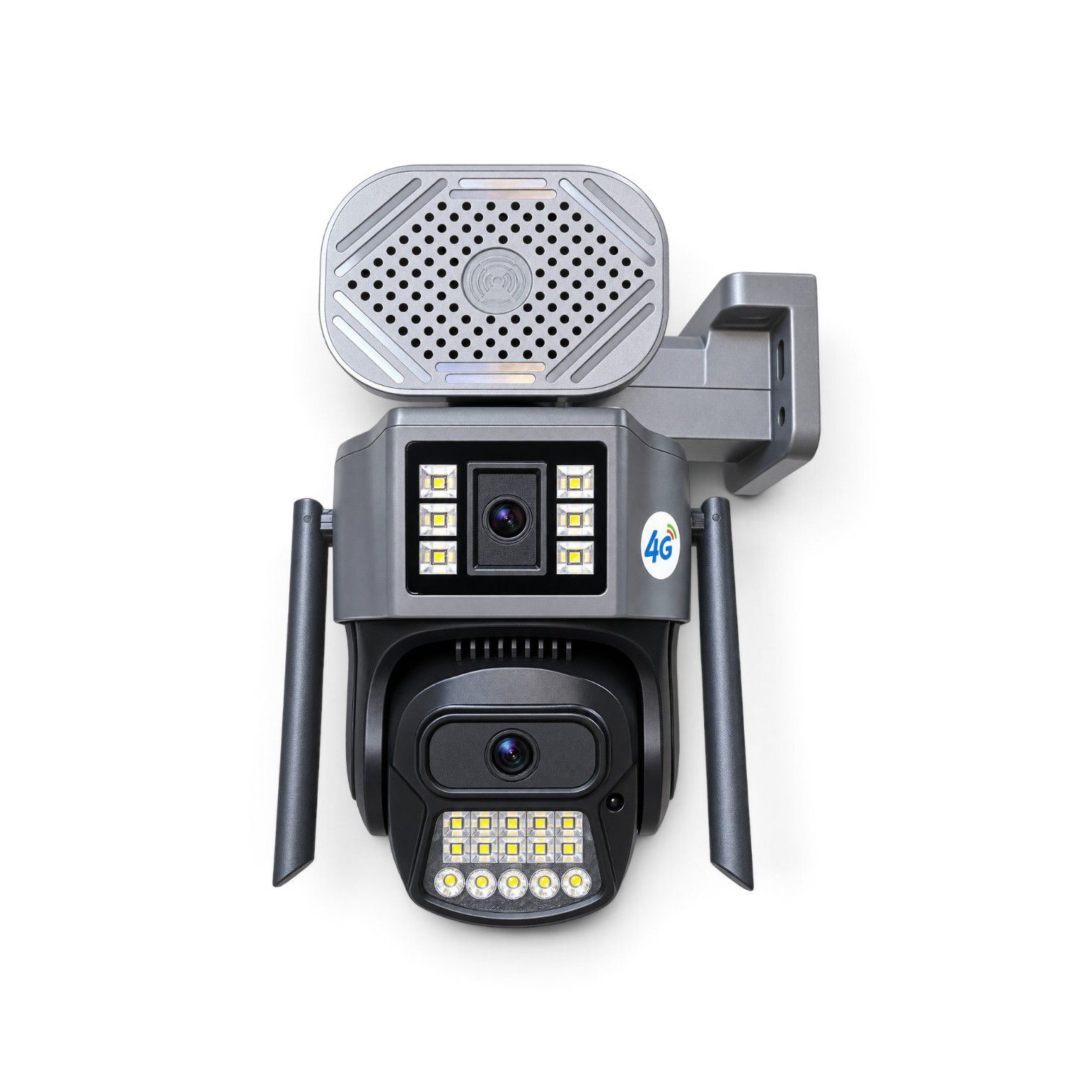 دوربین مداربسته سیمکارتی دولنز تحت شبکه نت ملی مدل SF4-OKAMPRO 4G DUAL LENS WARM PRO