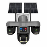دوربین مداربسته سیم کارتی پنل خورشیدی 4لنز نت ملی مدل SF4- SOLAR 4LENSE PTZ 16MP