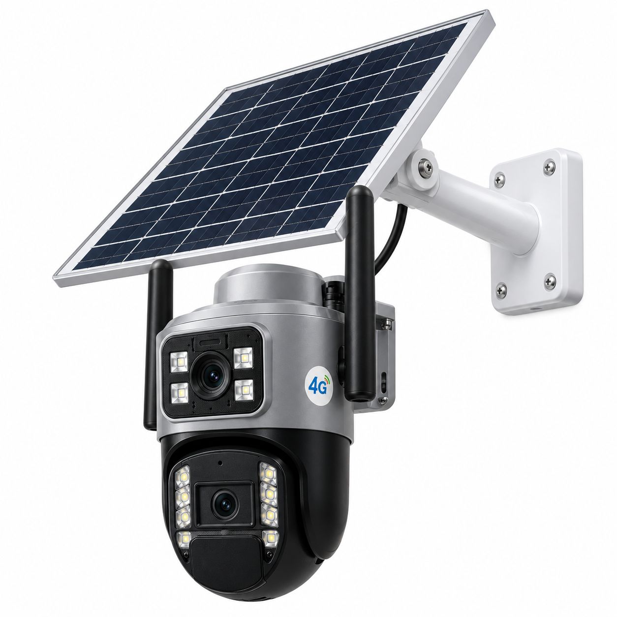 دوربین مداربسته دولنز پنل خورشیدی با انتقال تصویر فعال مدل SF4-SOLAR TA20 T2LENSE 8MP