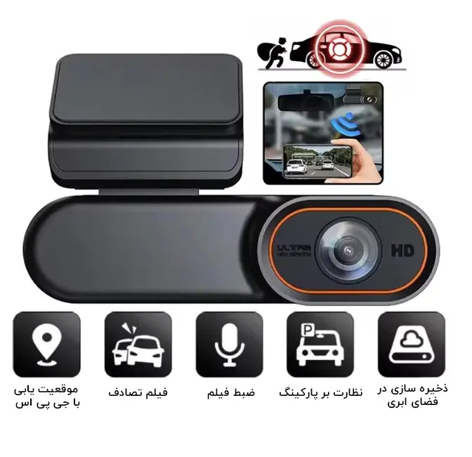 دوربین ثبت وقایع سیم کارتی و gps دار مدل DC1 HOTCAMERA