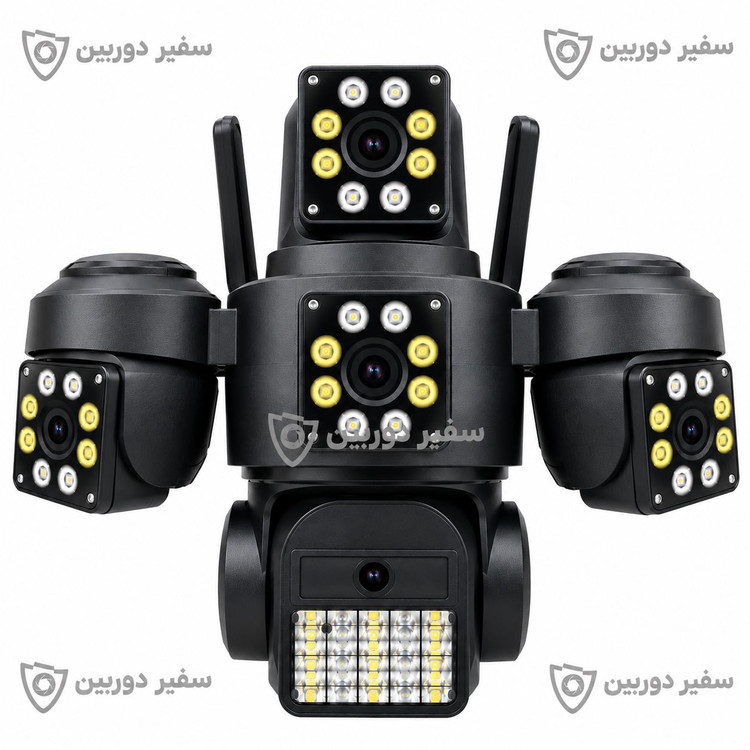 دوربین مداربسته سیم کارتی 4لنز هاییزی مدل SF4-T4 LENSE R880G HIEASY